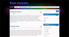Desktop Screenshot of bomassunto.com