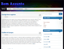 Tablet Screenshot of bomassunto.com